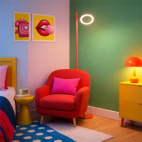 Polo ambiente lampade da terra lucecontrocorrente