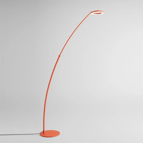 Polo arco arancio lampade da terra lucecontrocorrente