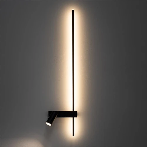 Futura nera ambiente lampade da parete Lucecontrocorrente