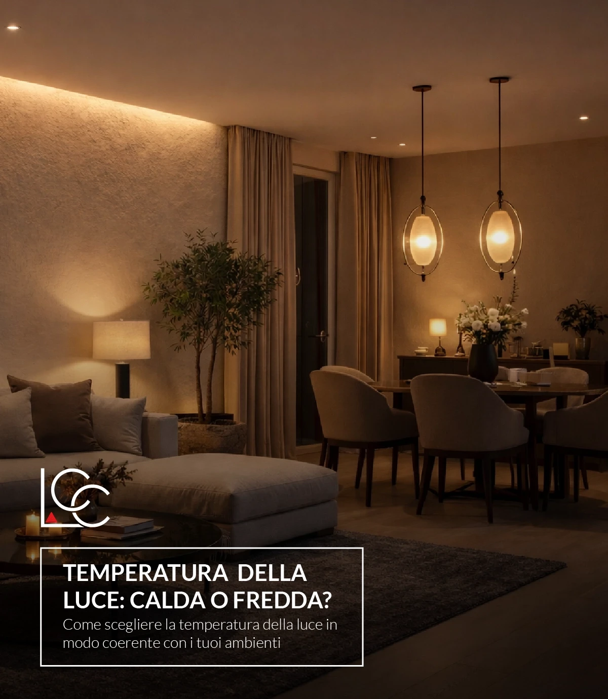 Luce calda o fredda? Come scegliere la temperatura colore in modo coerente