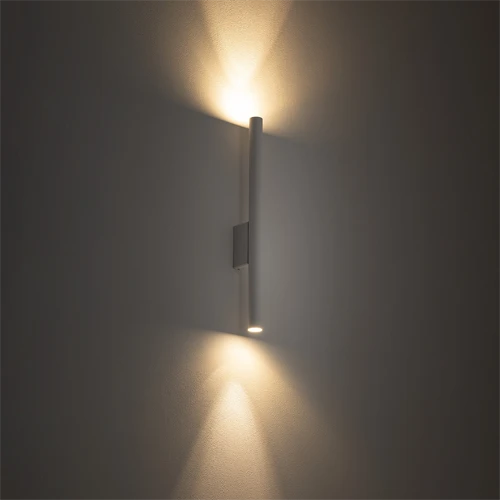 tubino wall s bianco ambiente lampade a parete lucecontrocorrente