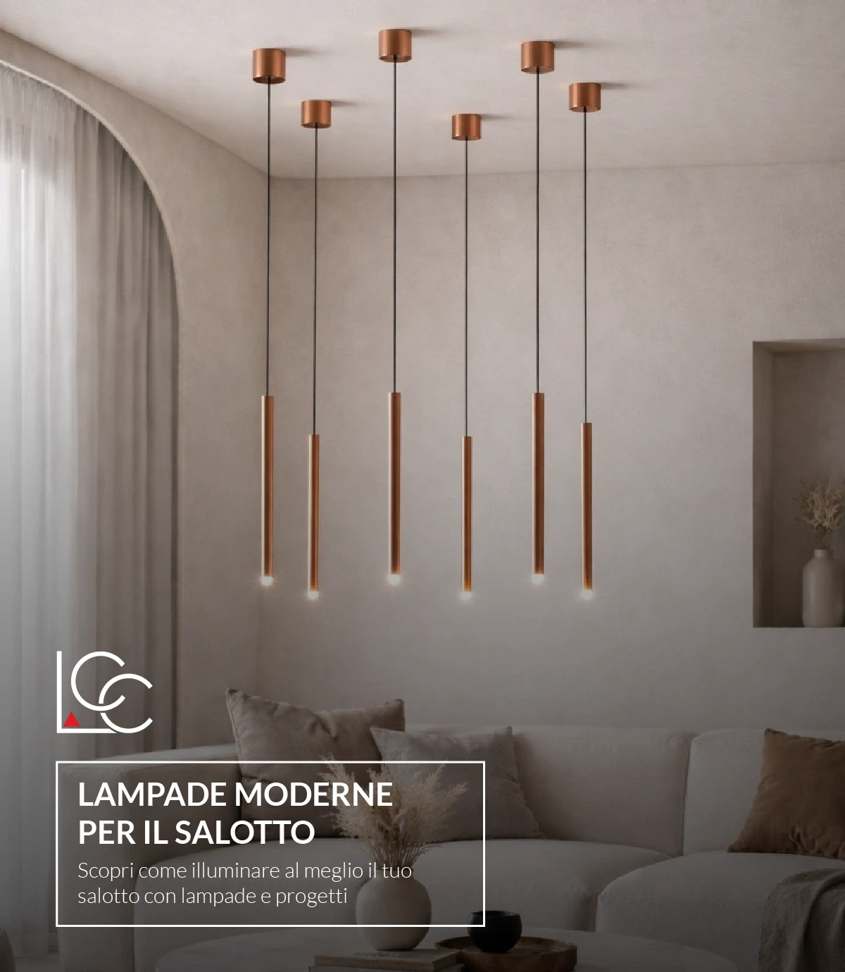 Lampade moderne per il salotto: come progettare una luce che funzioni davvero