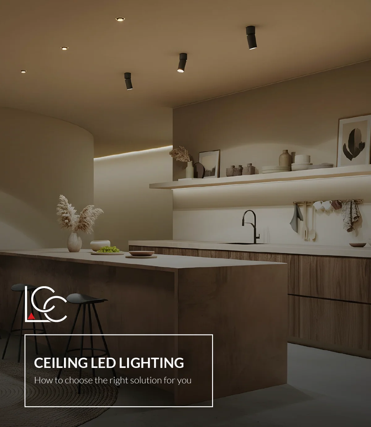 Ceiling LED lighting: how to choose the right solution for you - Luce ControCorrente