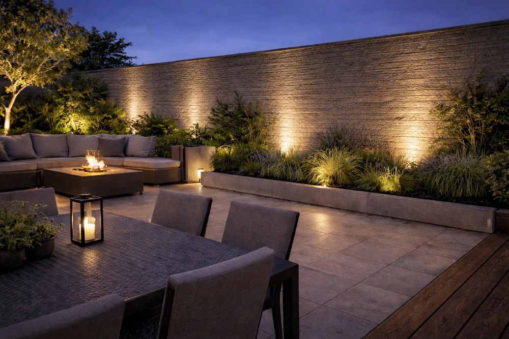 Illuminare la terrazza: le soluzioni che creano davvero atmosfera - Luce verticale - Luce ControCorrente