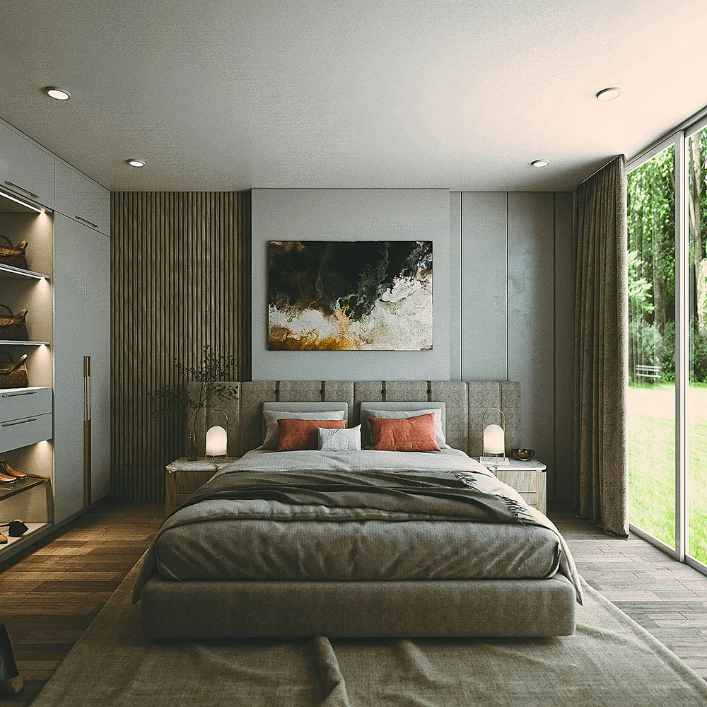 Camera da letto - Illuminazione casa moderna - Lucecontrocorrente