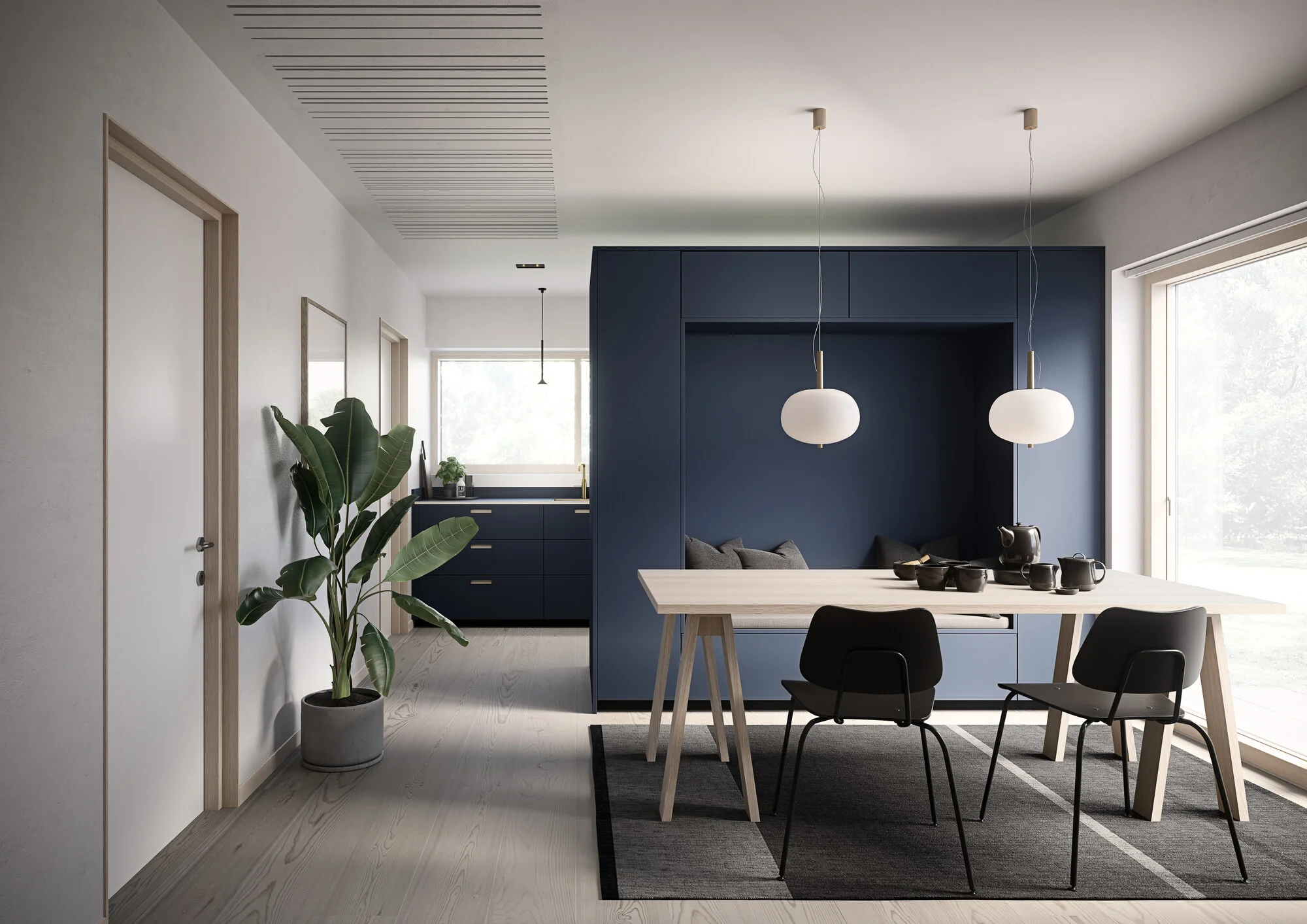 Ufficio e zona studio in casa - Illuminazione casa moderna - Lucecontrocorrente
