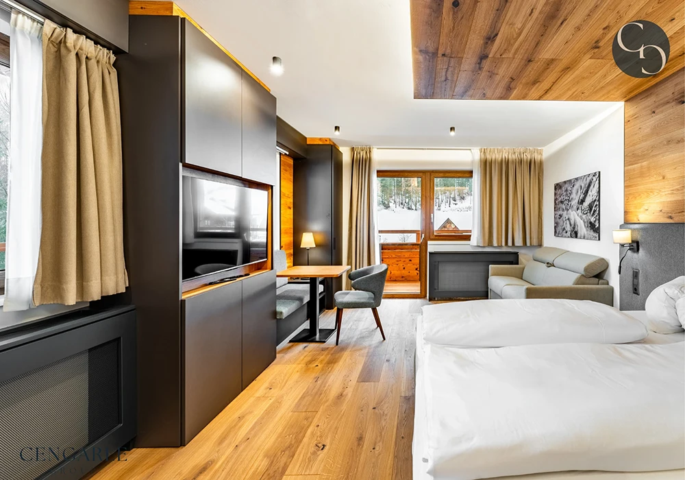Illuminazione Hotel: camera doppia - LuceControCorrente