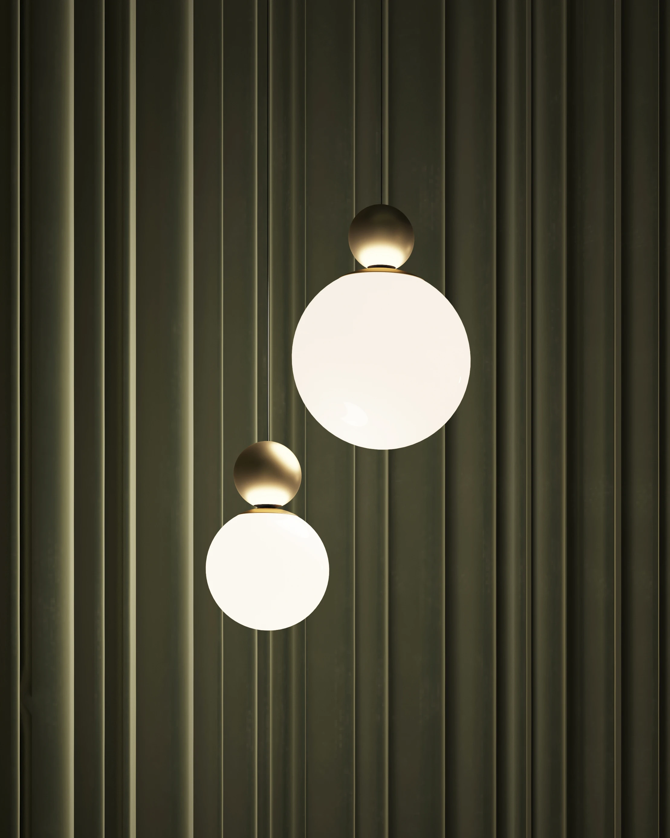 Sospensione bolle - Lampadari Brescia - LuceControCorrente