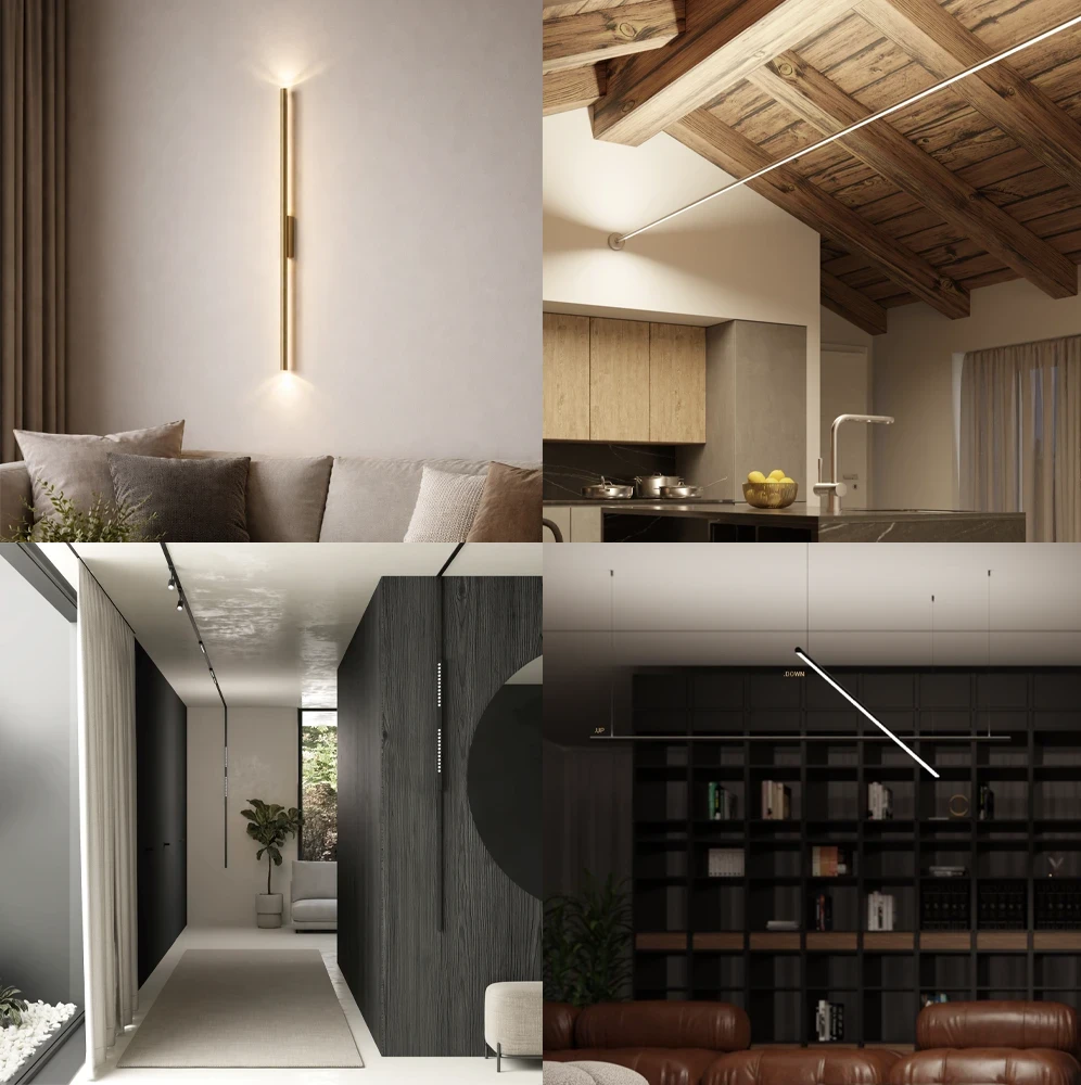 Profili LED a vista per illuminare il soffitto - Soffitti senza controsoffitto